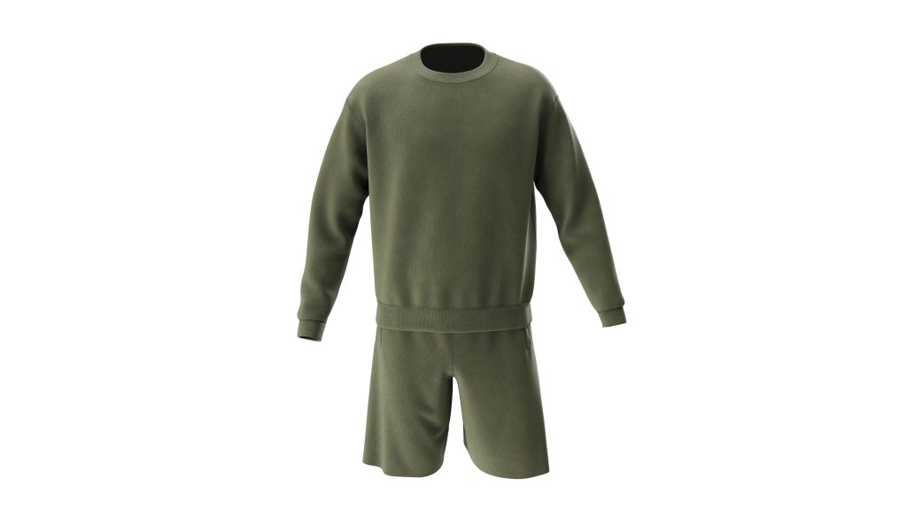 Silo 3D Rendered Image of a Green Outfit