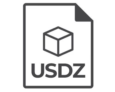 AR file USDZ format