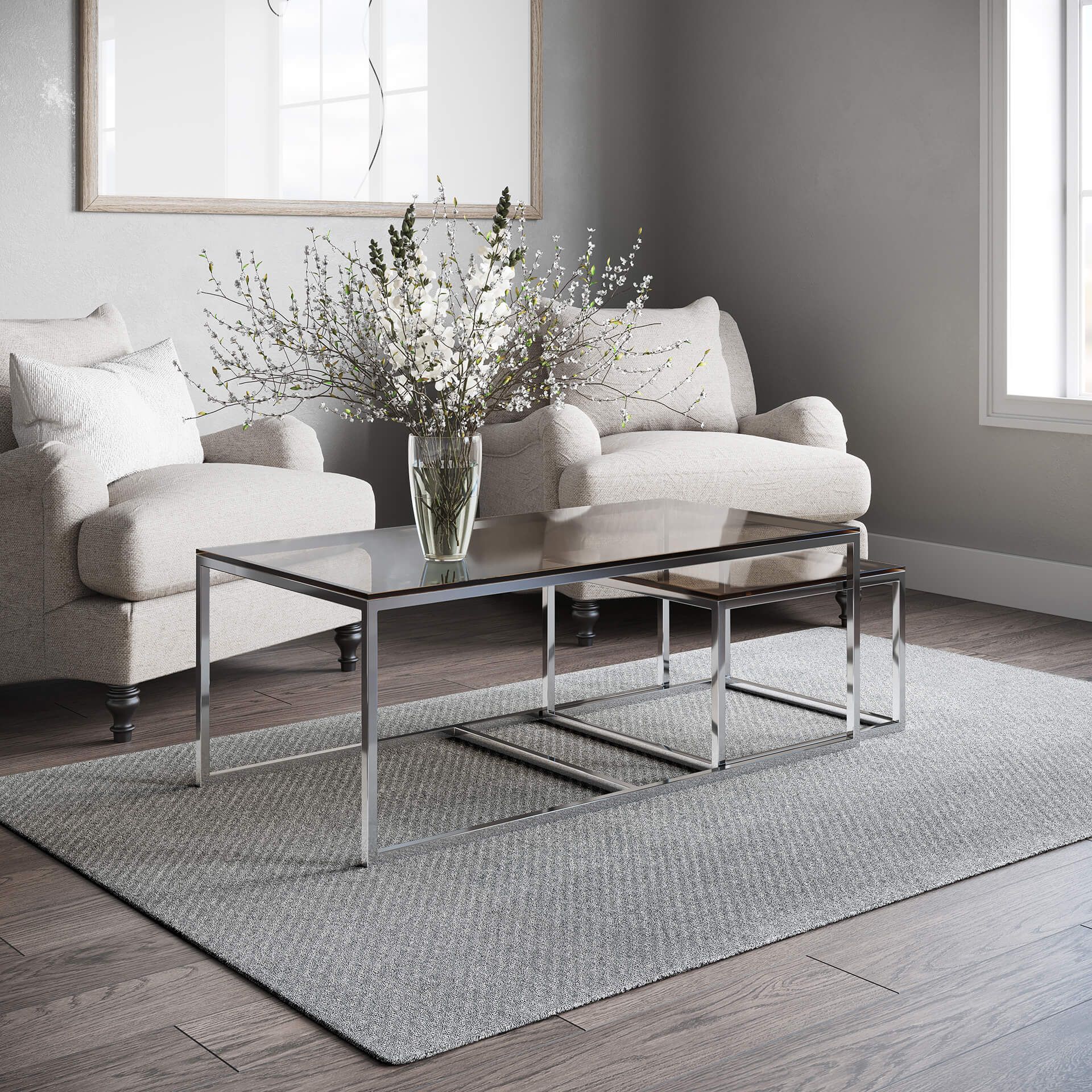 Dark Grey Rug Product CGI