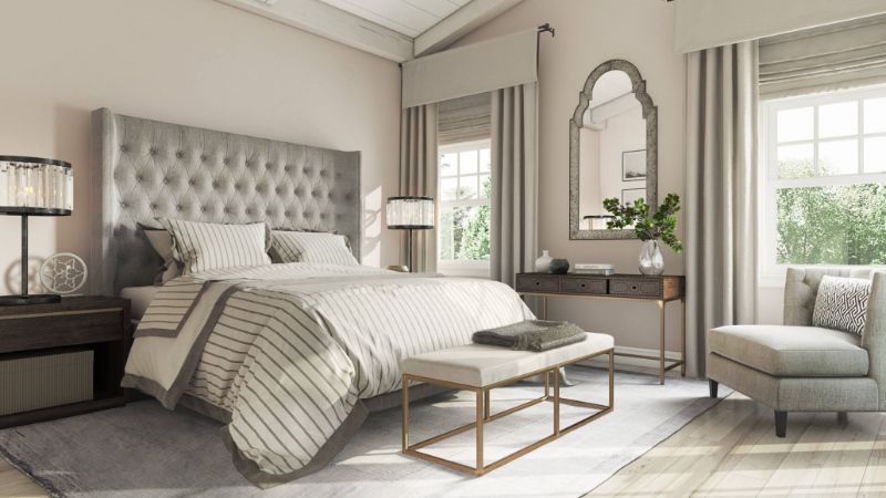 3D Models from a Bedroom Furniture Set for 3D Max