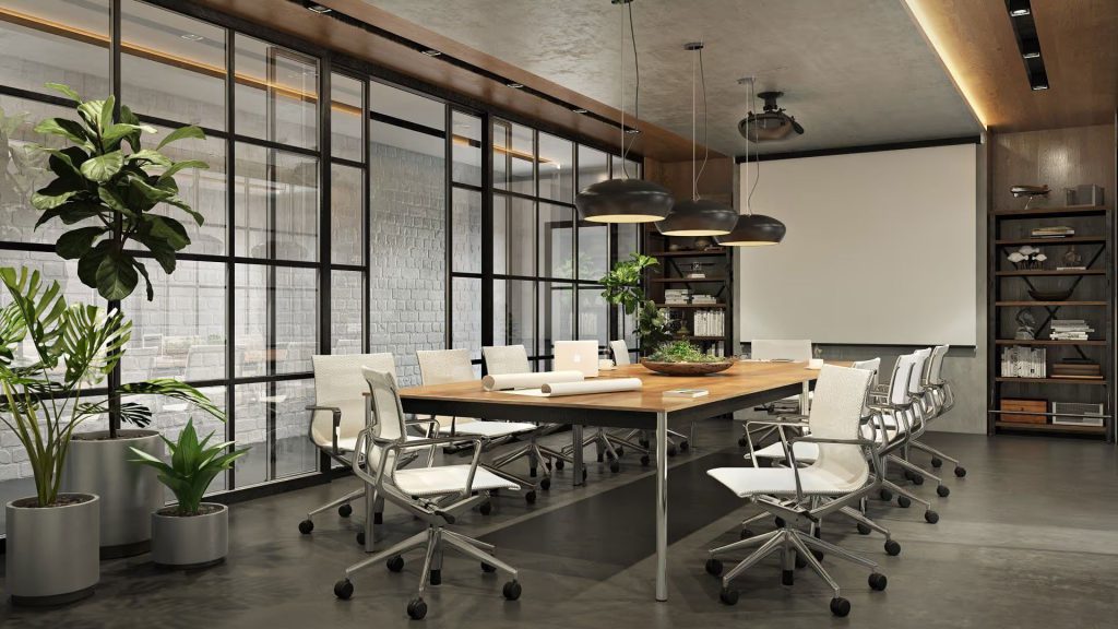 Conference Room at a 3D Modeling Studio