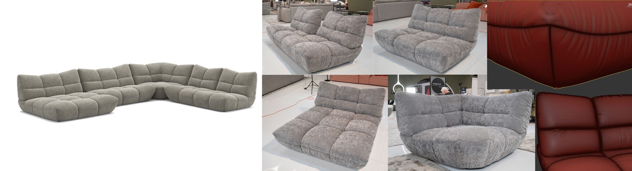 3D Modeling of a Modular Sectional