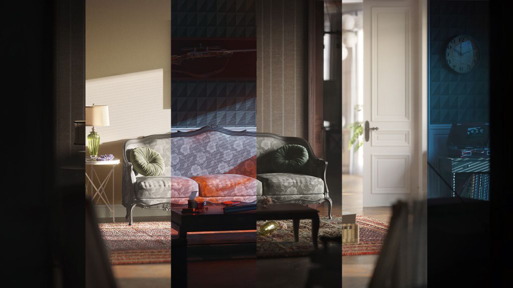 3D rendering styles overview — dramatic, lyric and epic mood types for lifestyle CGI