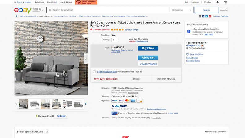 Product 3D Photography Used for A Virtual Listing in an E-Store