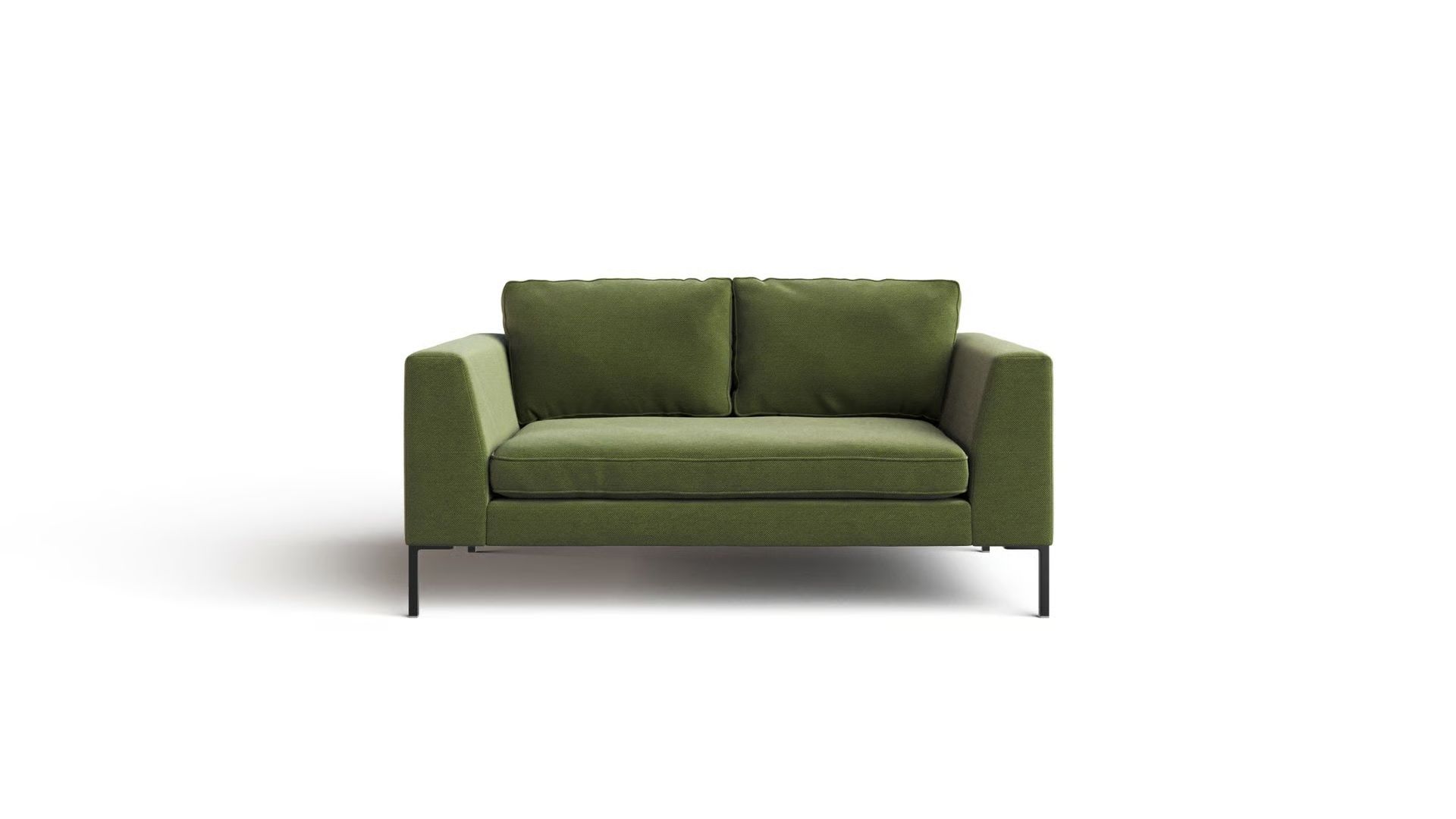 3D furniture visualization on white background — silo render for e-commerce