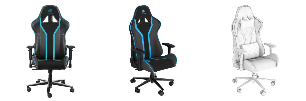 A Gamer Chair 3D Model