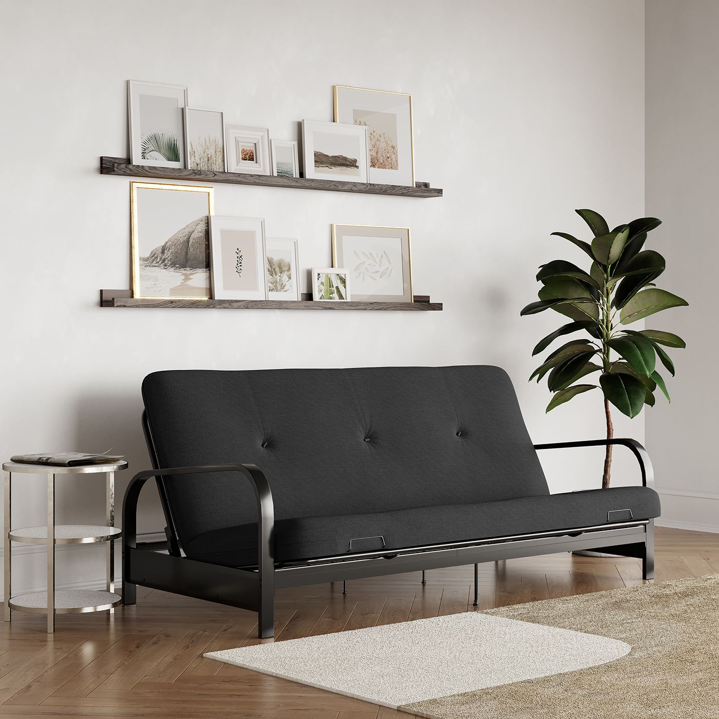Dark Grey Sofa Lifestyle CGI