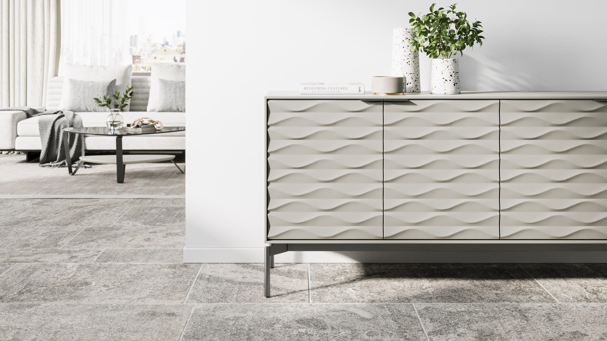 White Media Console CGI