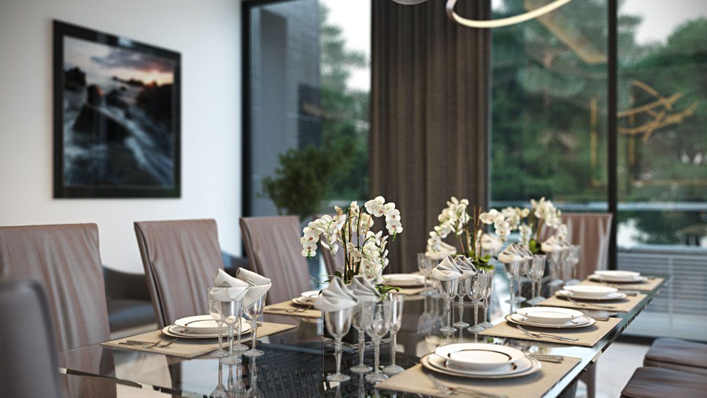 Close Up Shot for Dining Furniture
