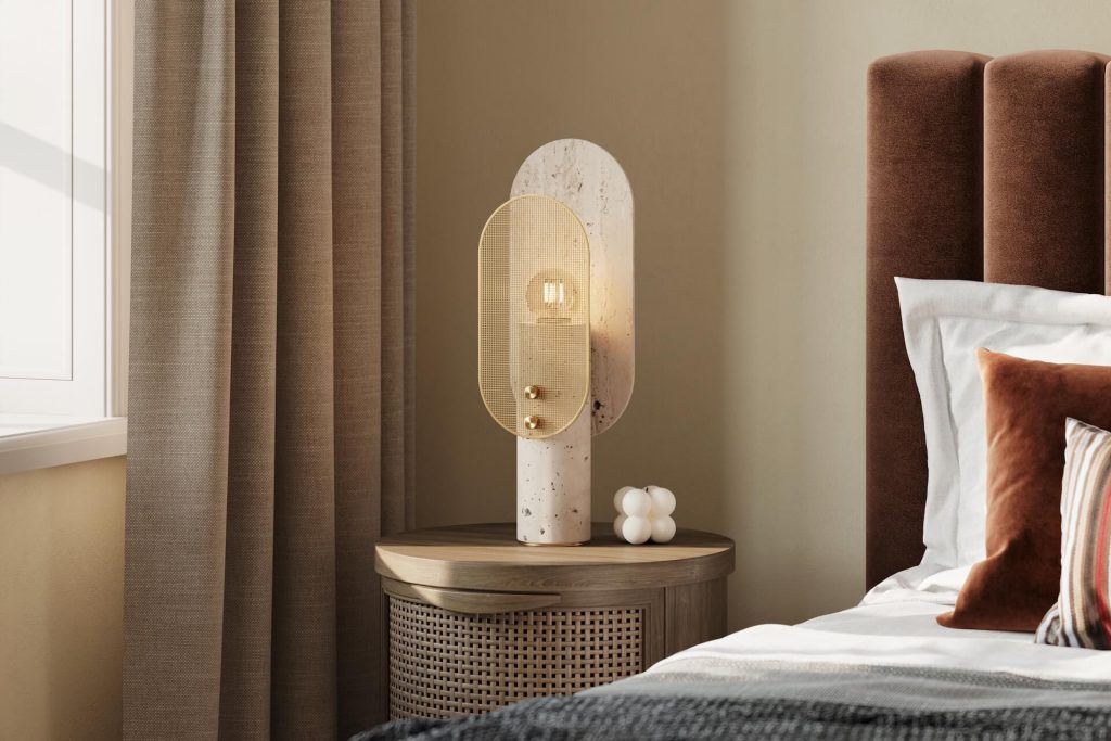 Lifestyle Close-Up Shot for a Lamp