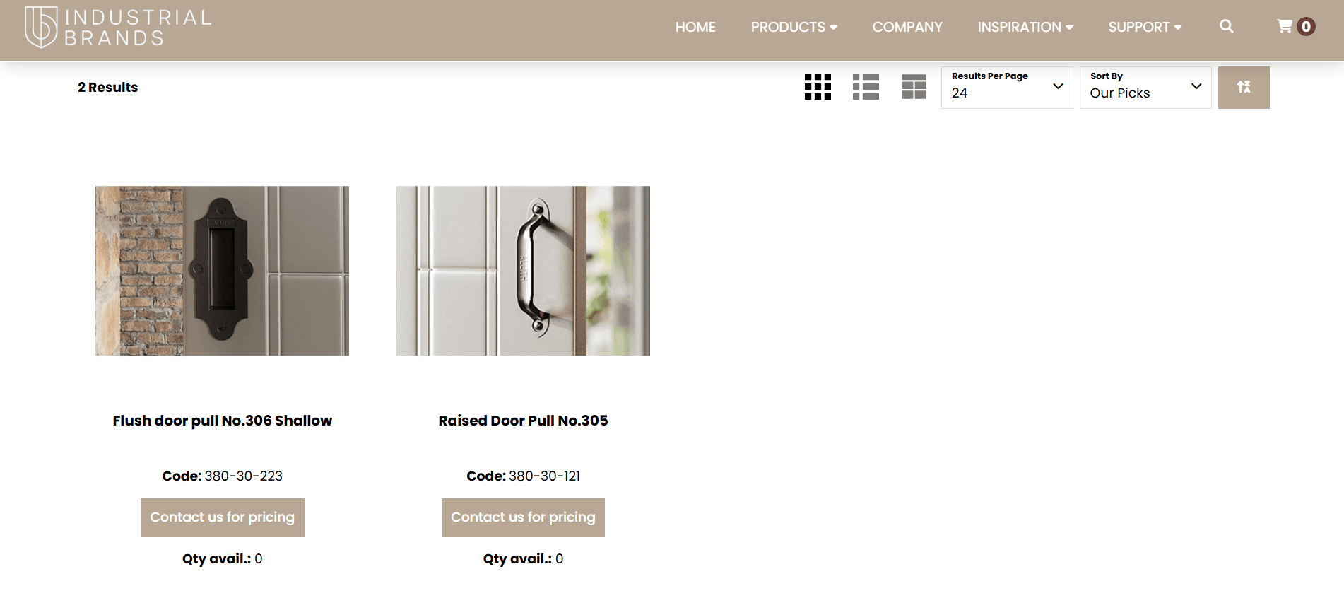 Door Hardware CGI for a Website Product Page