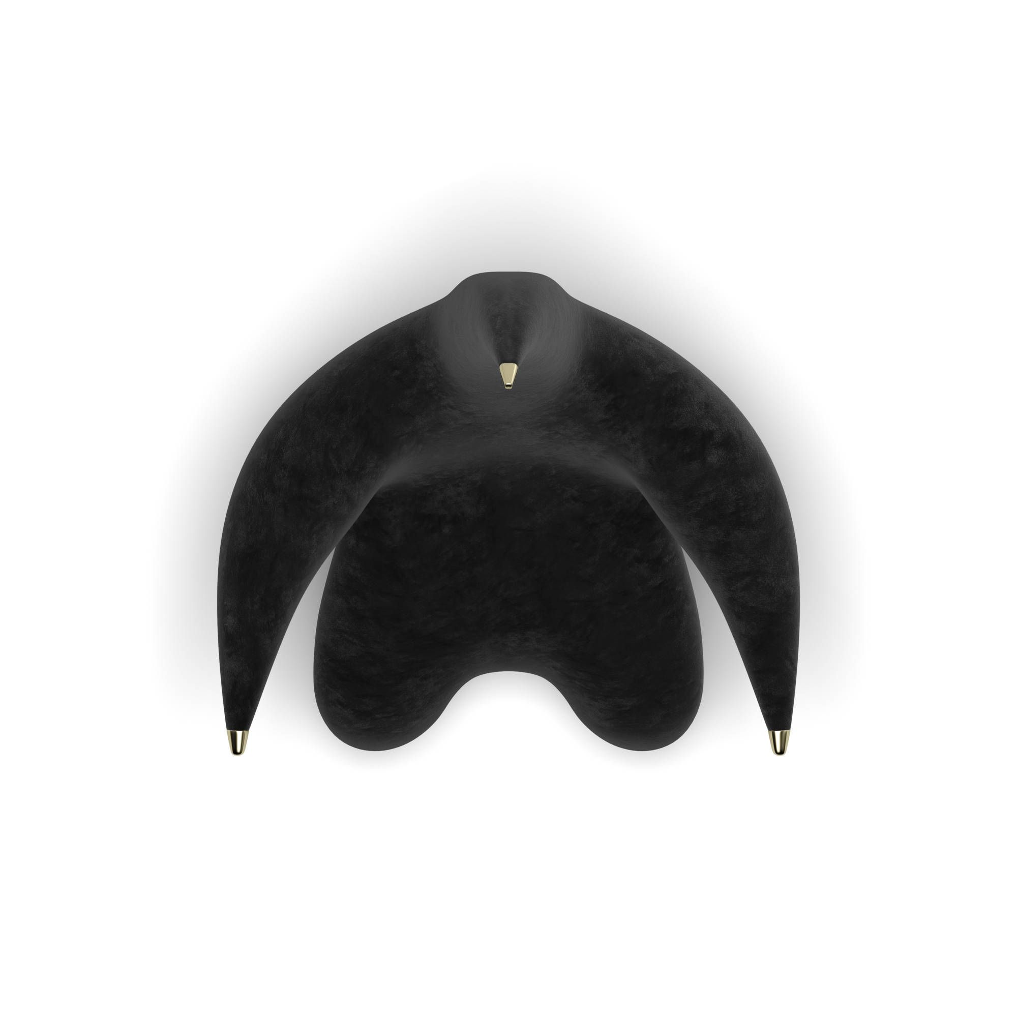image Star Lounger Chair 3D Rendering: Top View