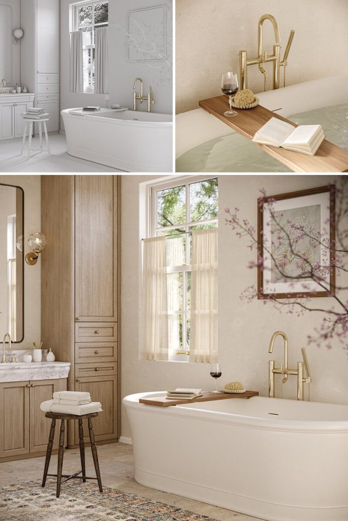 Photorealistic 3D Interior Rendering of a Modern Bathroom