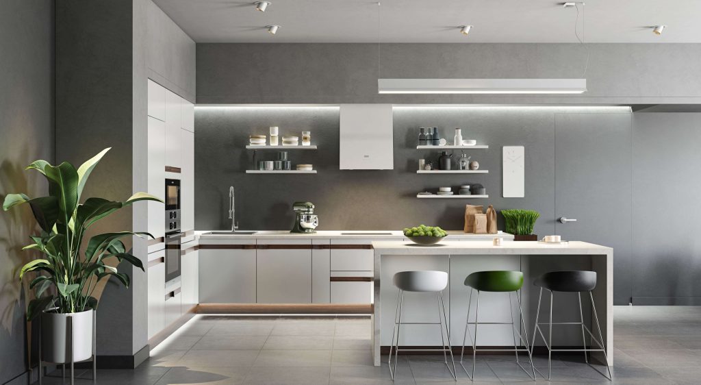 Furniture Rendering for a Kitchen Design Project