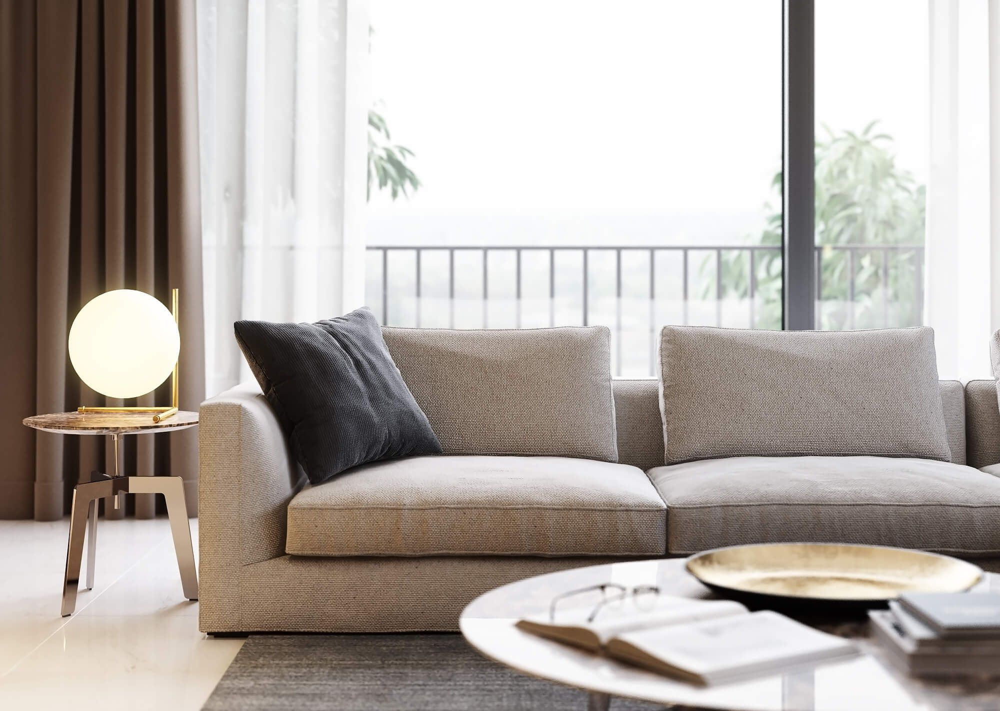 Detailed 3D Rendering for Soft Furniture