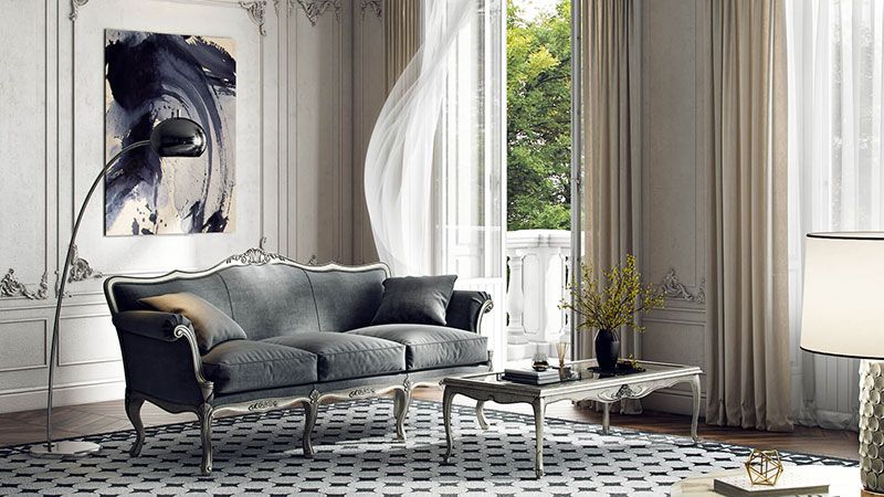 An Inspiring Hero Shot for a Classical Furniture Set