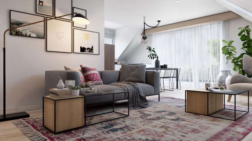 Marketing Collateral for Modern Soft Furnishings with Innovative Design