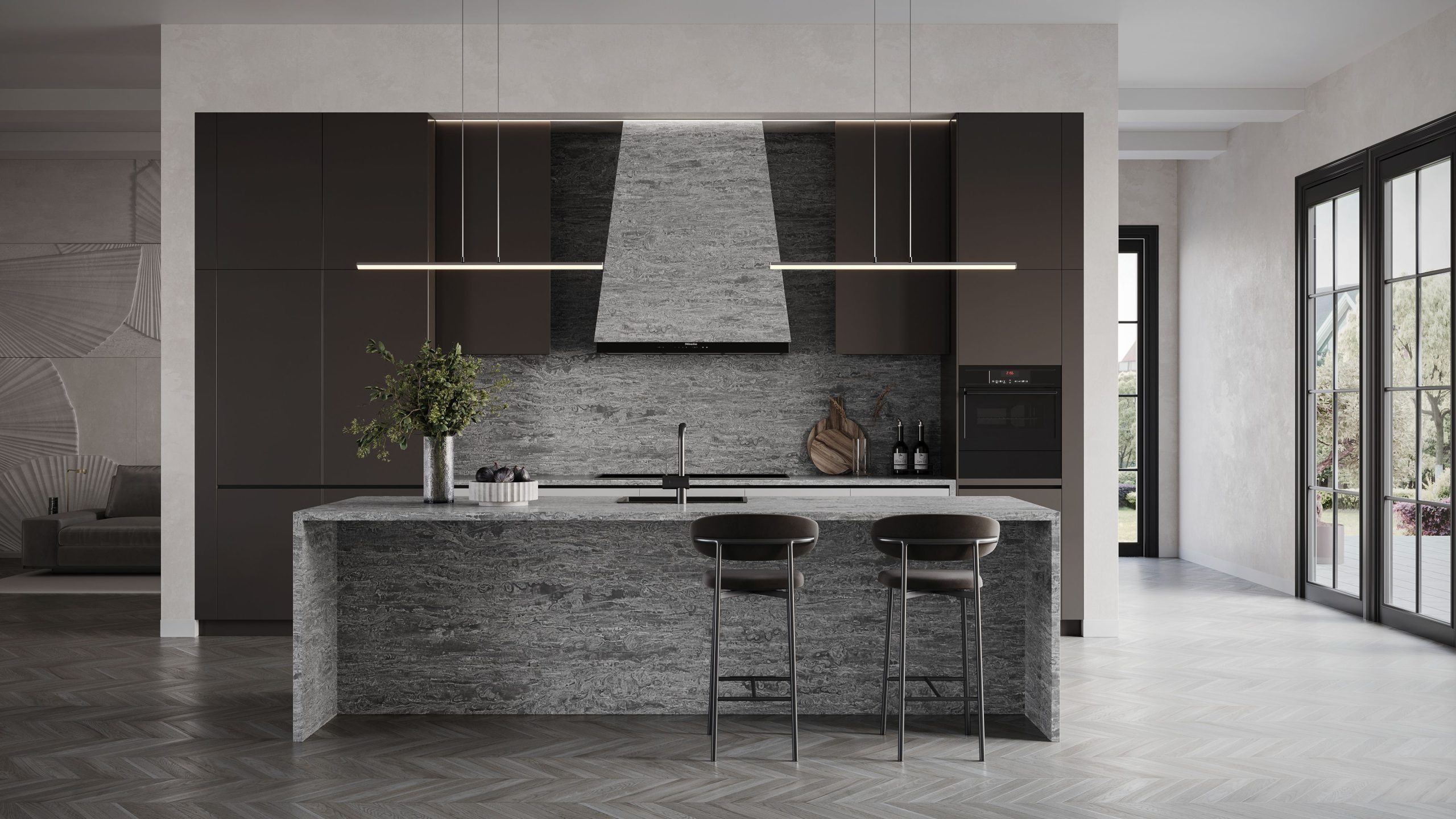 Lifestyle 3D Rendering for Kitchen Furniture