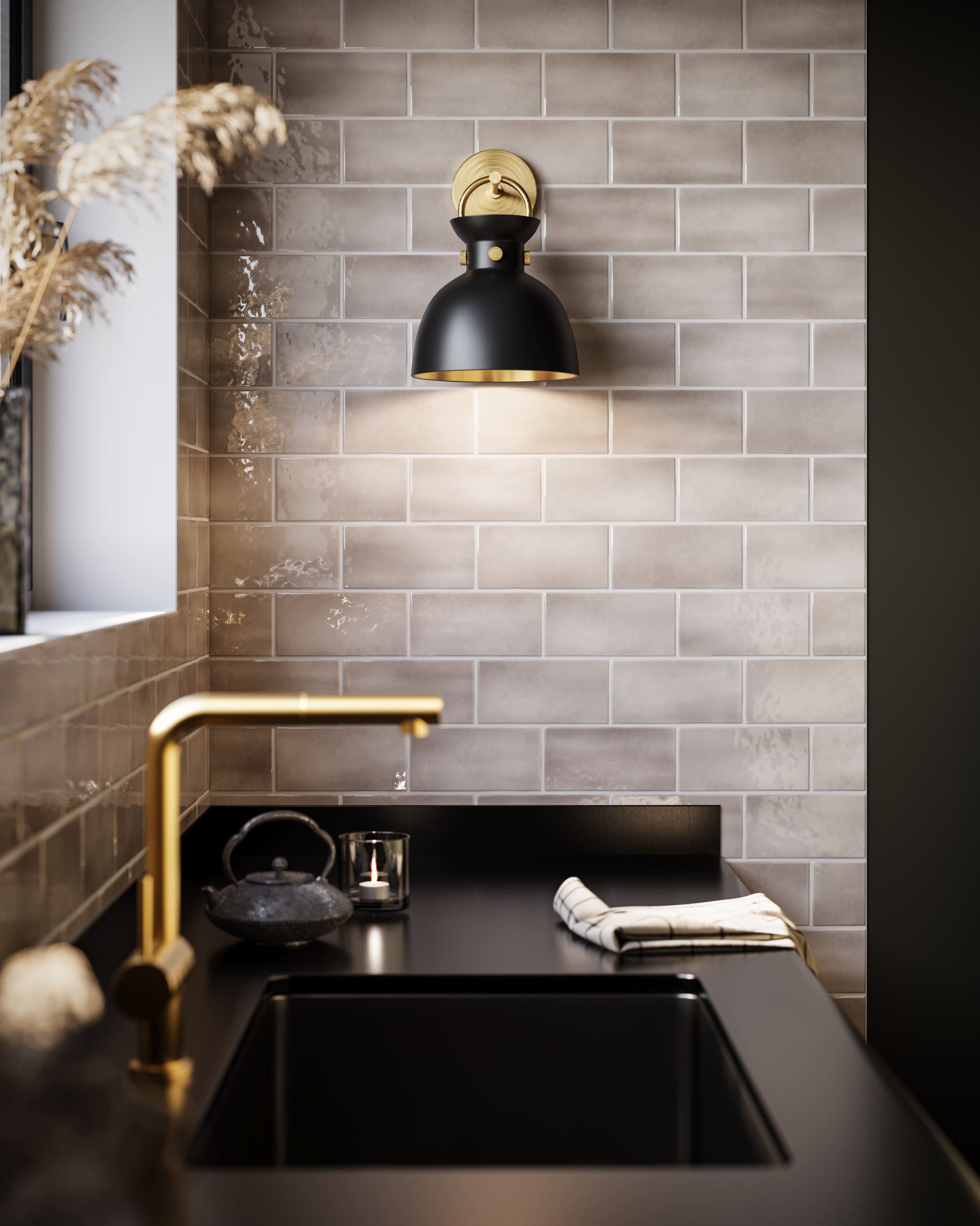 Kitchen Wall Light CGI