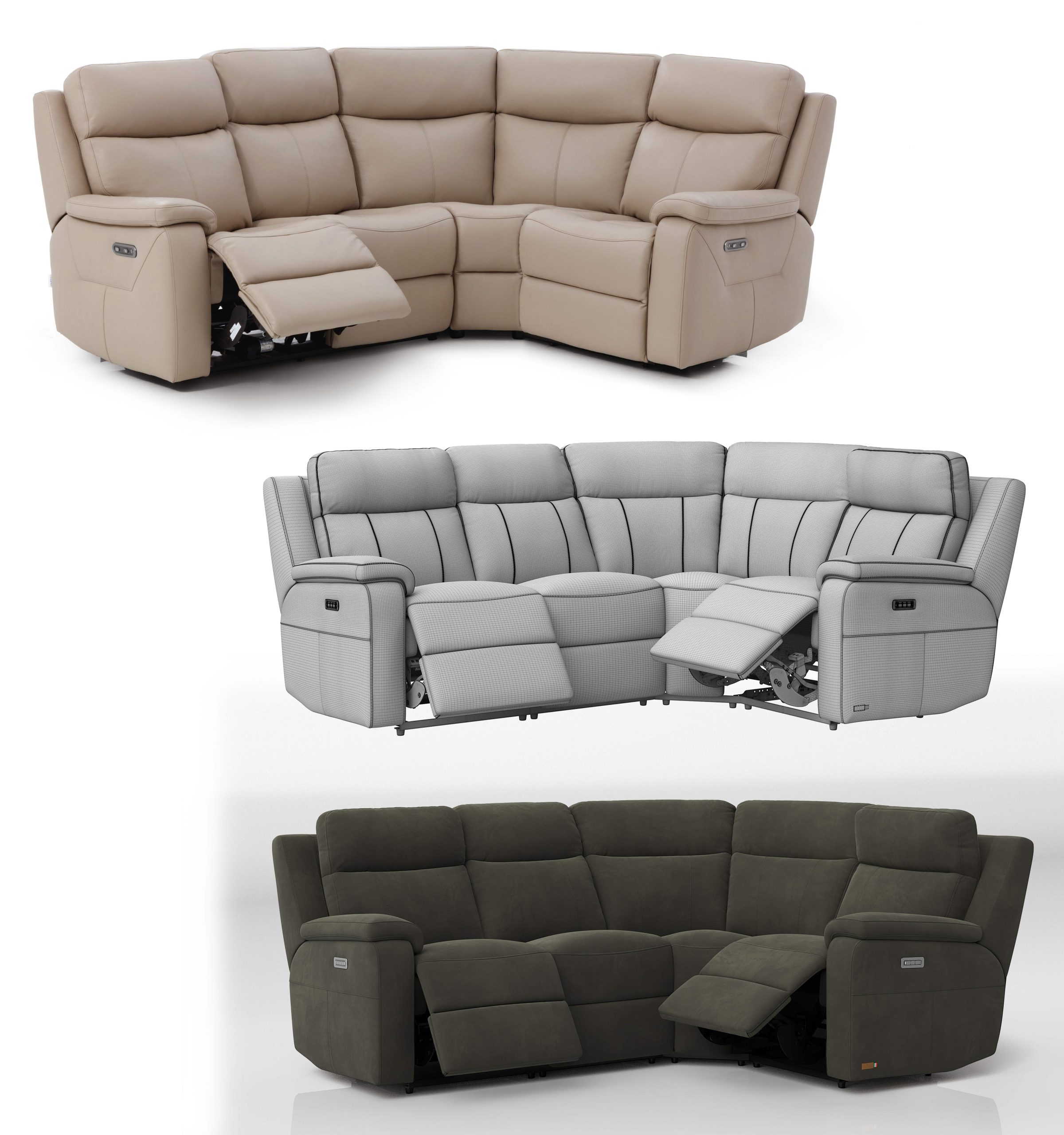 3D Modeling of a Sectional Sofa