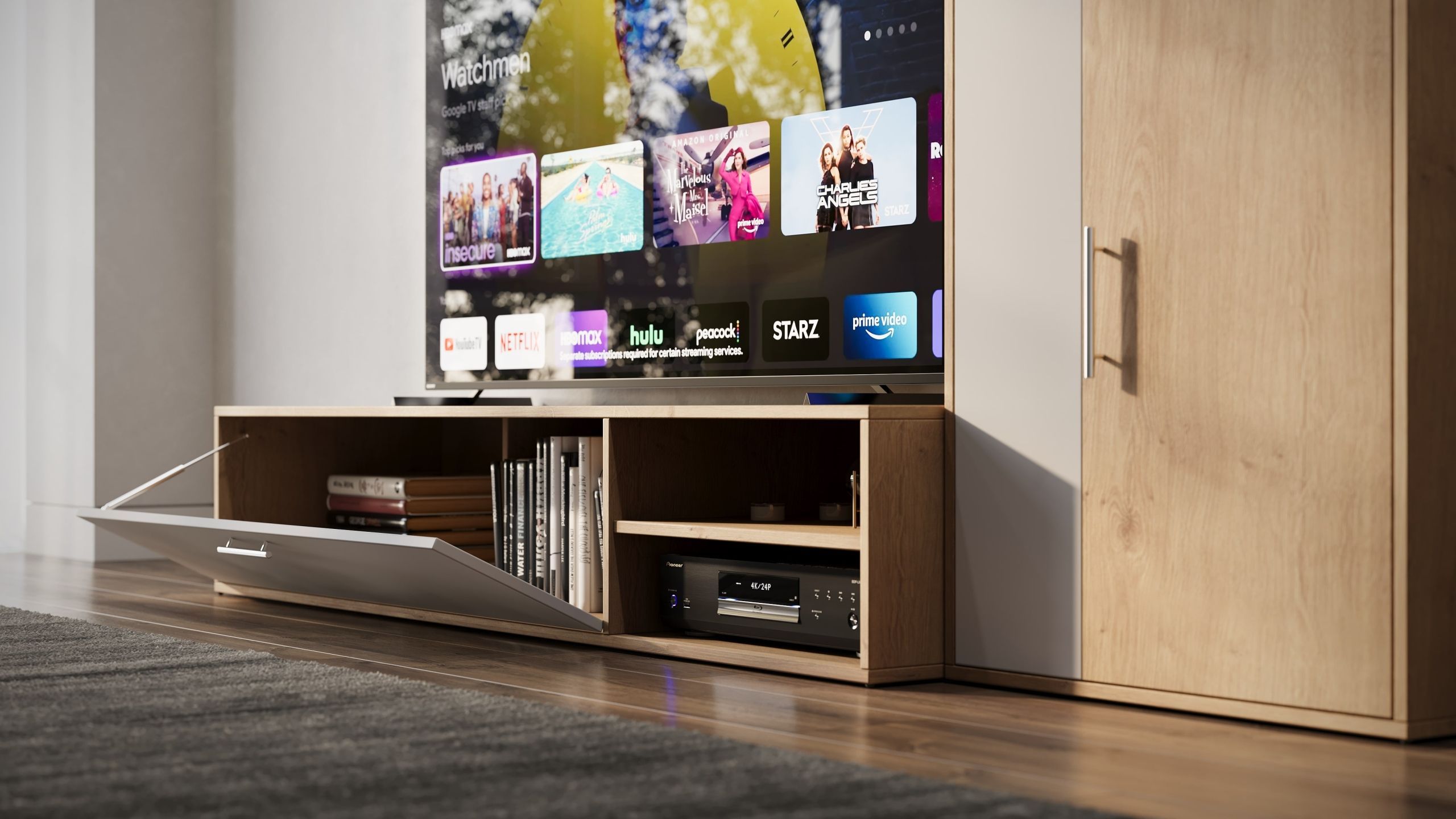 Media Console Lifestyle CGI