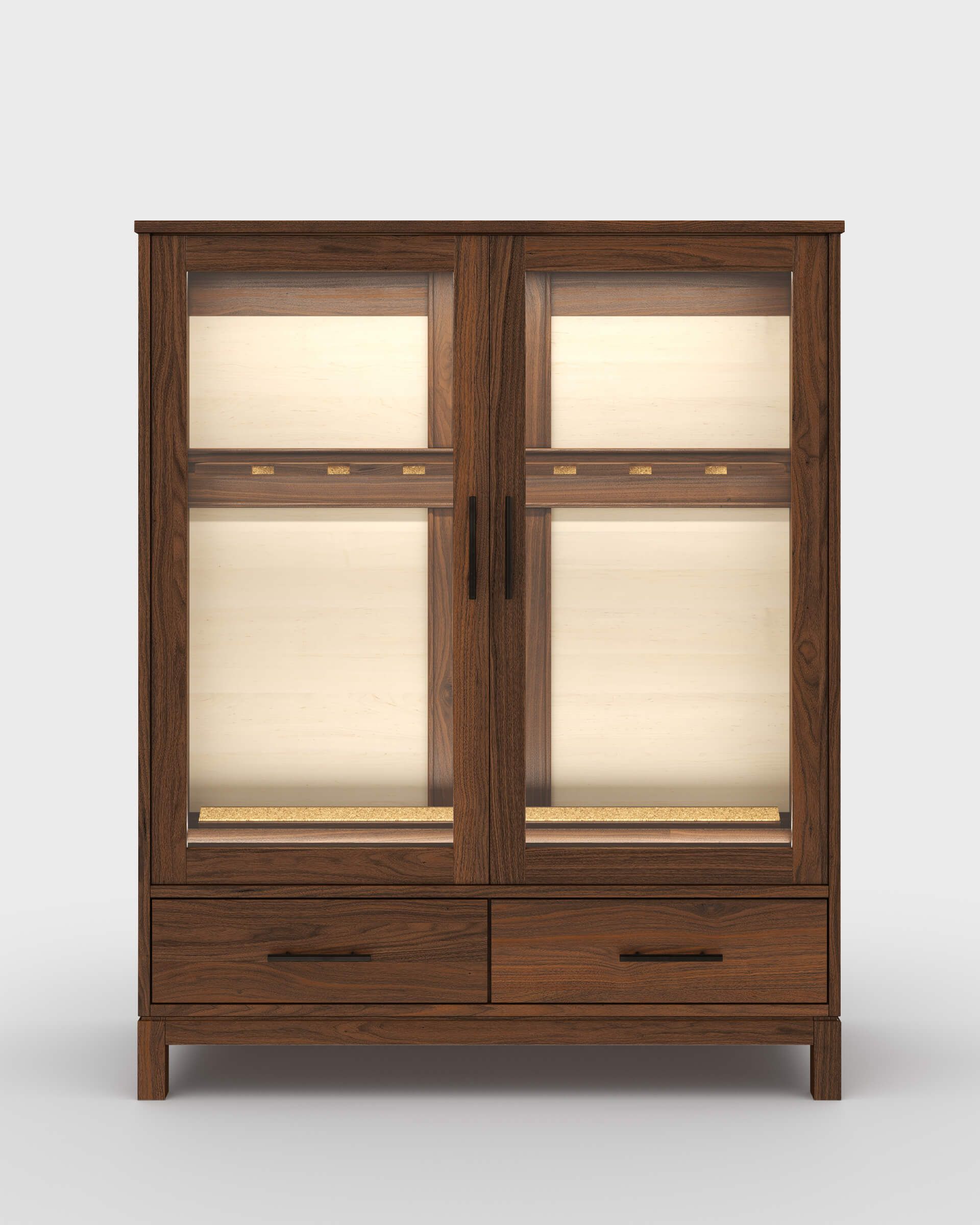 Musical Instrument Display Silo 3D Render