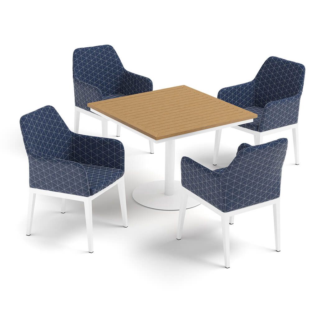 Table and Chairs Silo CG Rendering