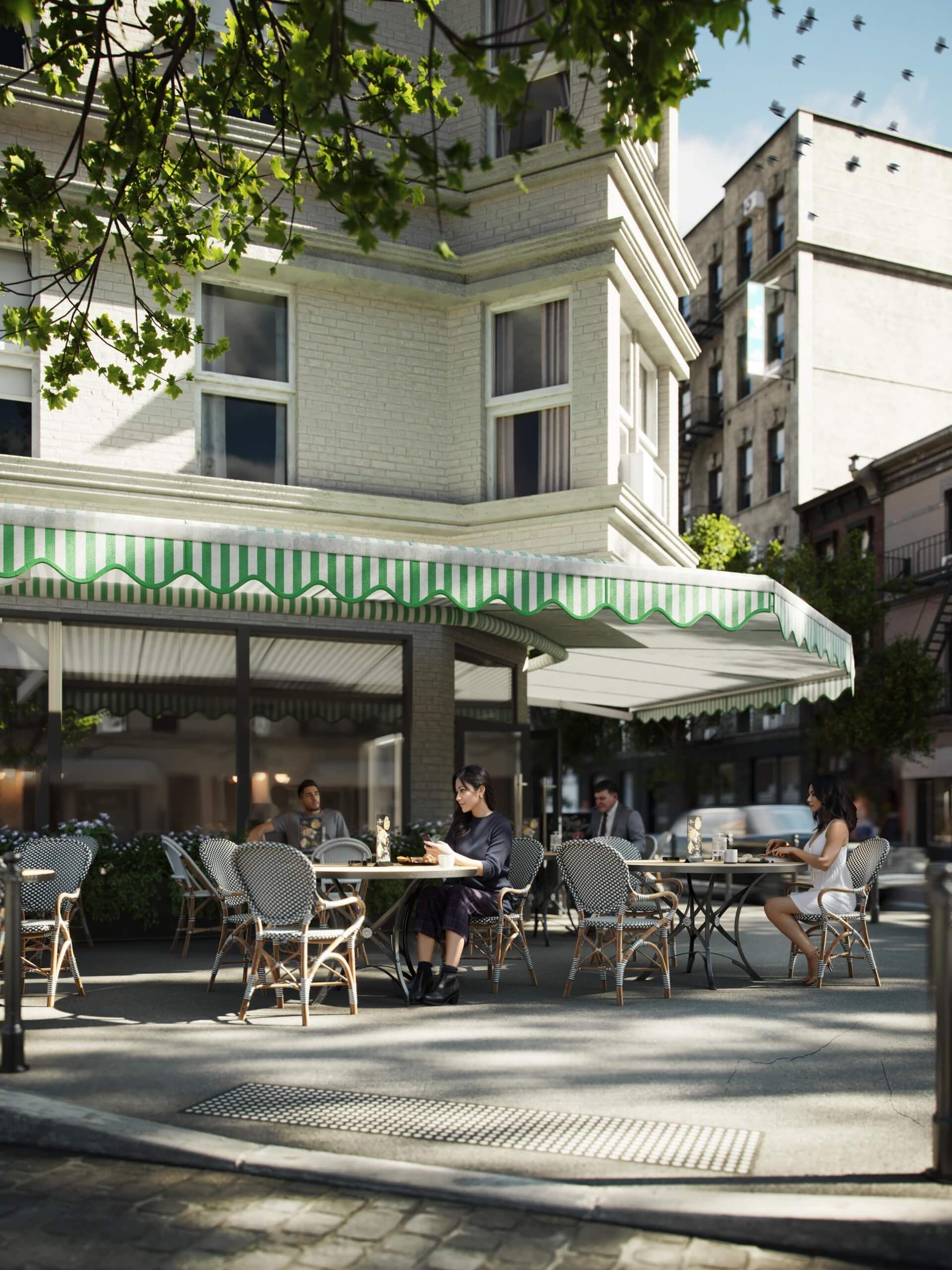 Cafe 3D Lifestyle CGI Environment