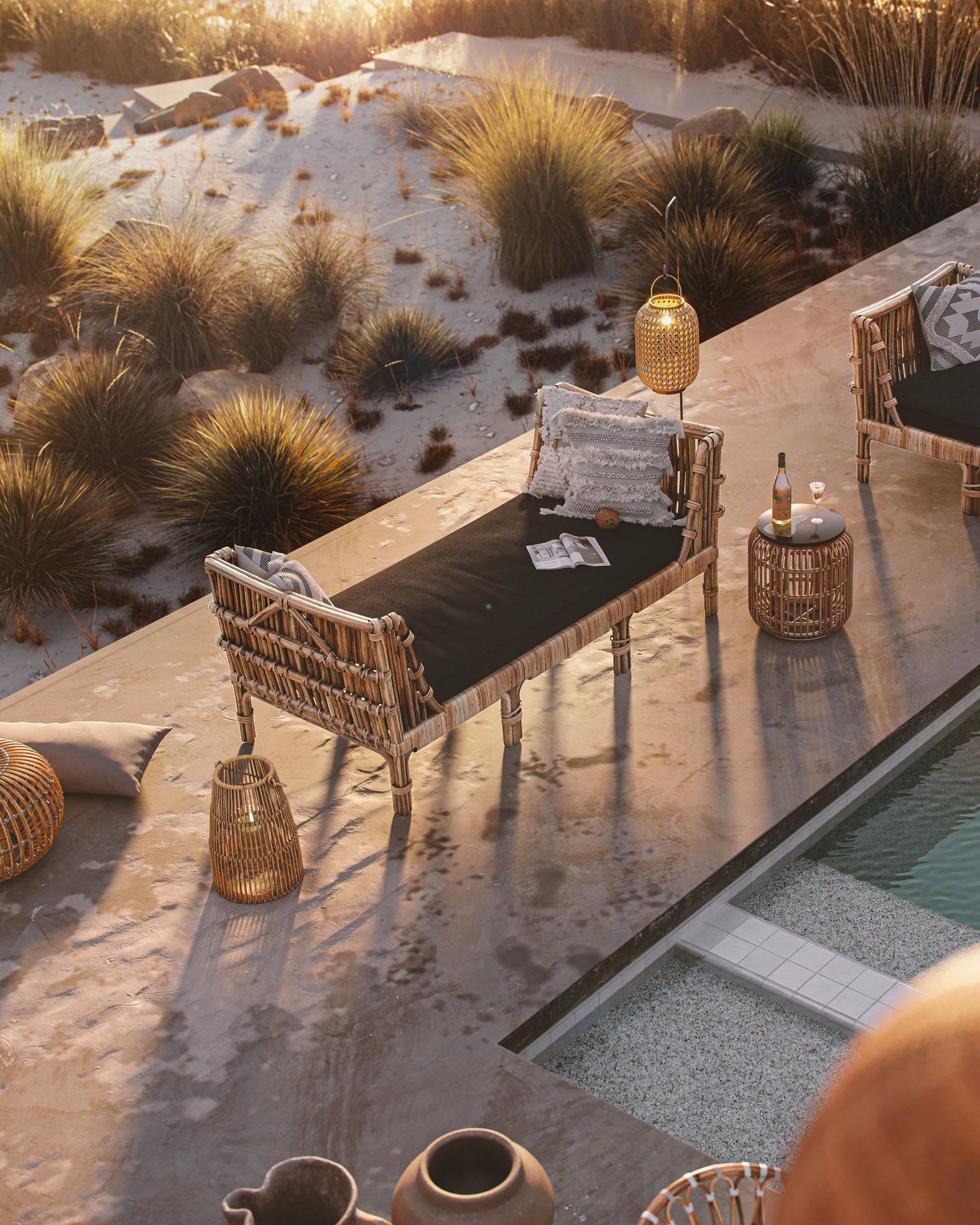 Pool Furniture Lifestyle CGI