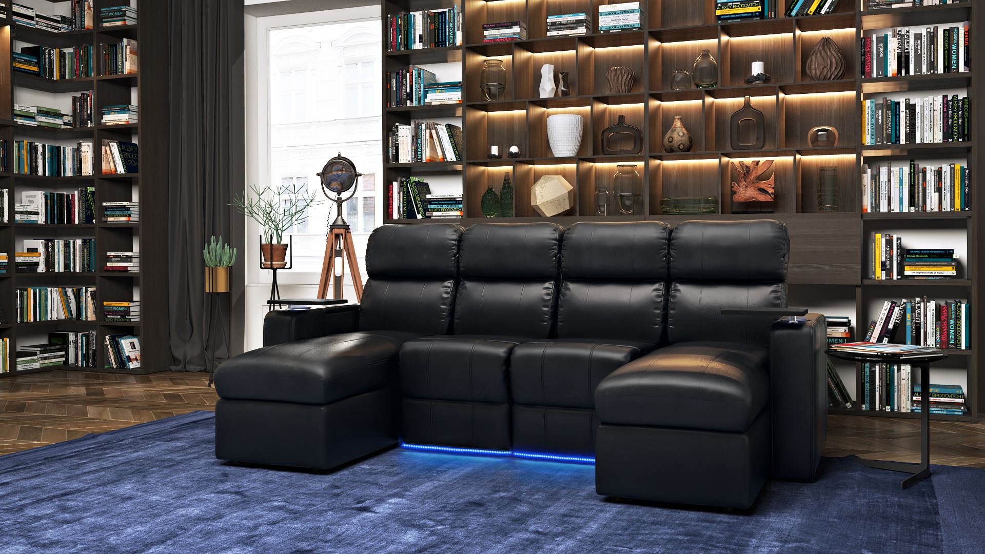 3D Sofa Visualization to Showcase the Shape and Ambient Led Ligthing
