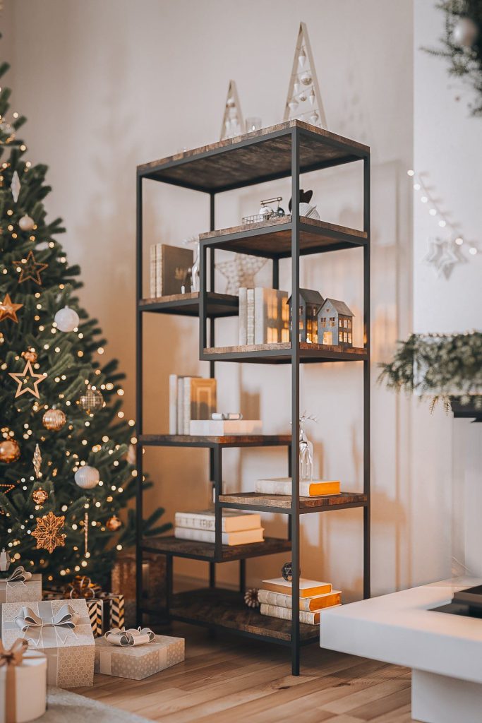 3D Furniture Rendering of a Festive Interior Scene