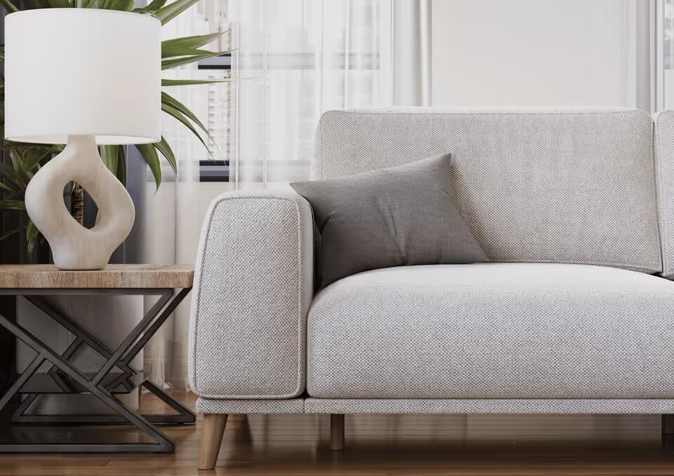 Close-Up Sofa 3D Visualization