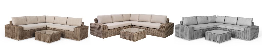 Rattan Furniture Set 3D Modeling