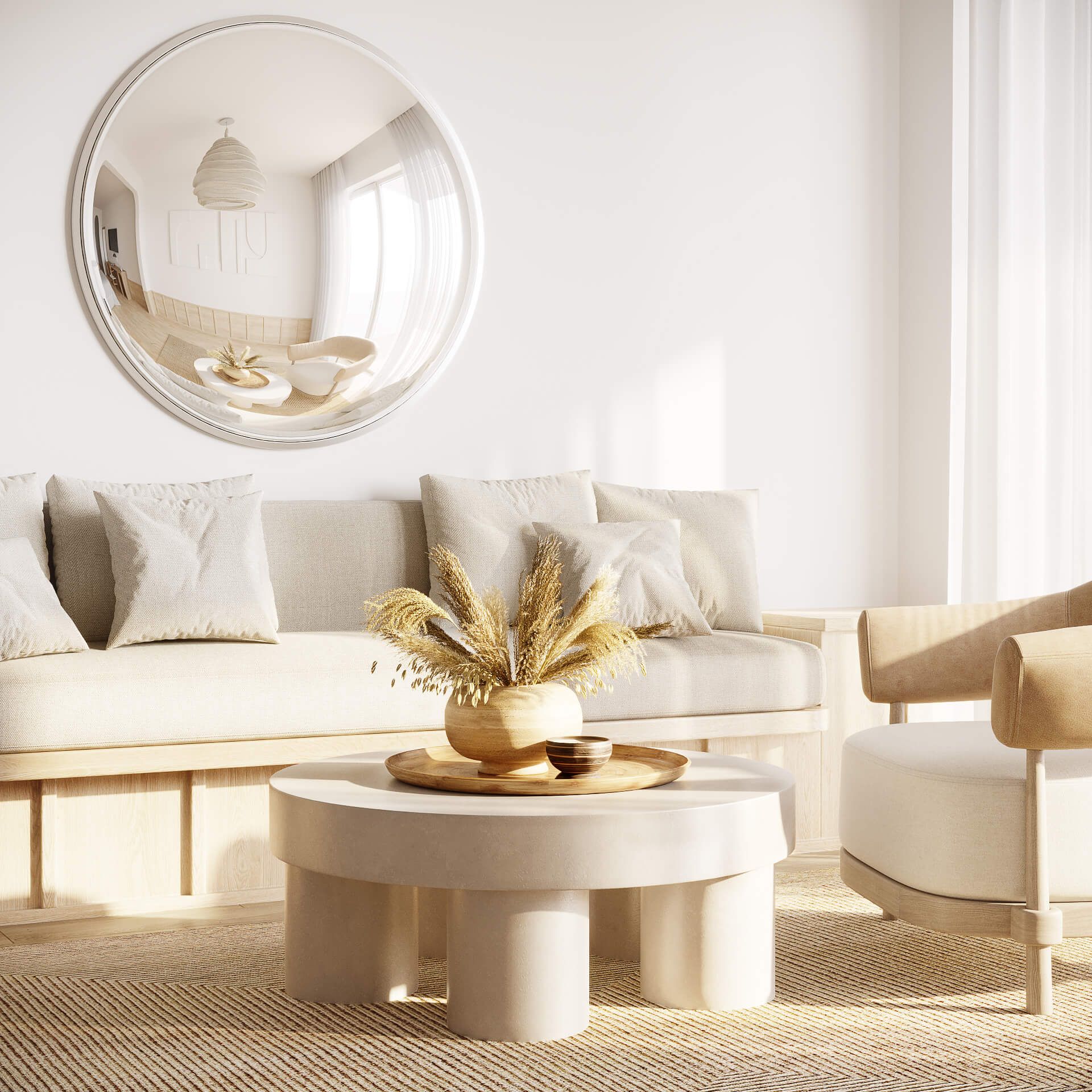 Lifestyle CGI of a Coffee Table