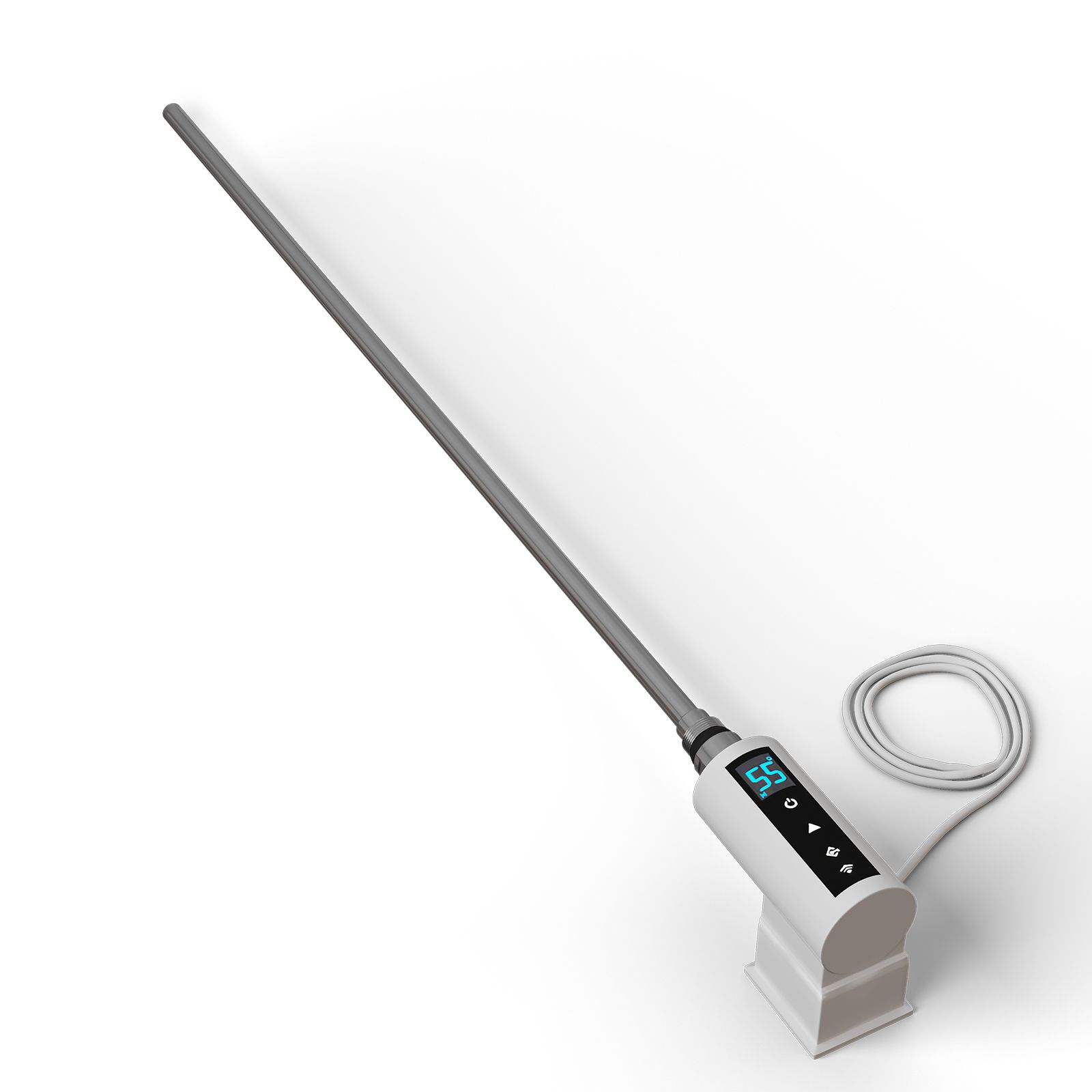 High-quality 3D product model and rendering of a digital thermometer showcasing photorealistic visualization and CGI rendering