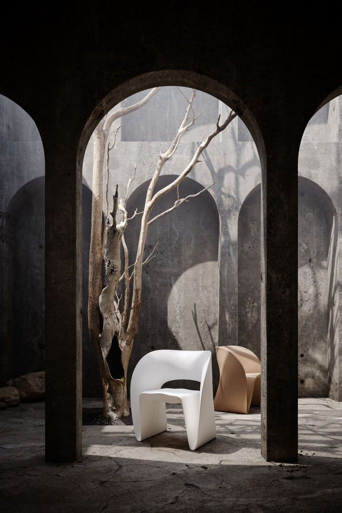 3D Furniture Rendering in Architectural Setting
