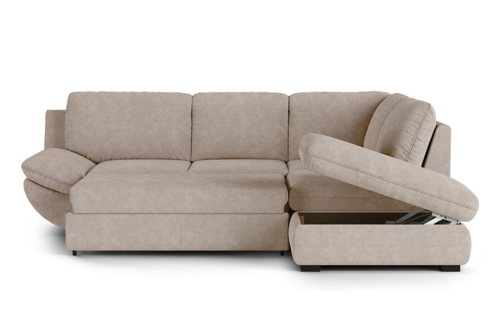 Realistic 3D Furniture Rendering of a Sofa with Storage