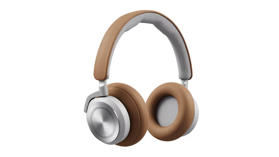 White Product Background CG Render of Headphones