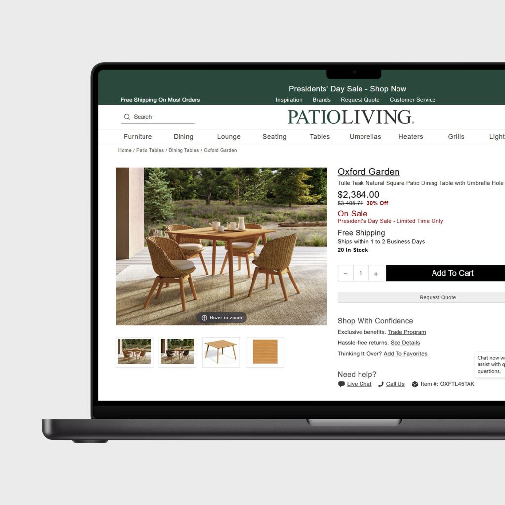 Ecommerce Listings & Product Pages