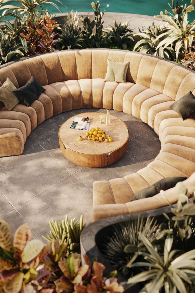 Modular Garden Seating and Sectional Configurations